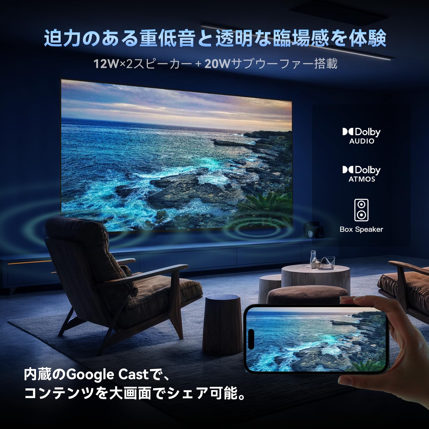 Amazon | FPD 65V型 チューナーレステレビ 4K 広色域 Mini LED 144Hz